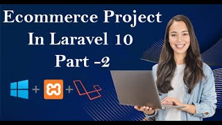 Ecommerce project in Laravel 10 in Hindi part 2 [upl. by Eijneb]