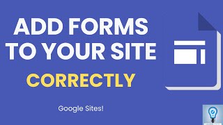 How to Embed Google Forms amp Surveys in Google Sites CORRECTLY [upl. by Nyrhtak]