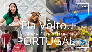 Minha FILHA voltou para Portugal 🇵🇹 [upl. by Aicel]