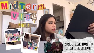 Taking my midterms and reacting to the ATLA live action PART 2 UofT vlog [upl. by Egas785]