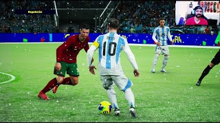 eFootball 2025 NieveSnow Gameplay  Argentina vs Portugal [upl. by Niwrad]