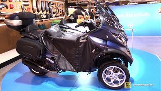 2018 Piaggio MP3 Business 500 hpe  Walkaround  2017 EICMA [upl. by Ydollem]