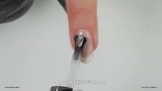 Natural French Nails  CND™ PLEXIGEL Color Builder [upl. by Breban]