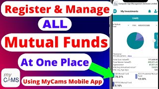 How to manage all mutual funds at one place  How to see all mutual at one place Free  Mycams App [upl. by Mcroberts]