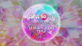 AFASG24 Content Announcement Global Live Stream [upl. by Nwadrebma]