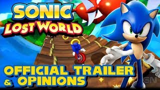 Sonic Lost World Wii U  Official Gameplay Trailer Opinions amp Speculation [upl. by Alyos]