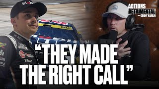 Denny Hamlin’s Raw Reaction to the Shocking Last Lap Drama at Martinsville [upl. by Moyer463]