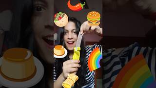 Emoji Food Eating challenge shortvideo youtube [upl. by Elmer393]