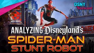 Analyzing Disneylands SPIDERMAN Stunt Robot Technology  Disney News  21120 [upl. by Jocelyn]