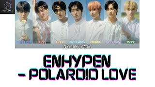 ENHYPEN  Polaroid Love Piano Cover Color Coded Lyrics amp Translations Eng\Rom\Indo [upl. by Imefulo489]