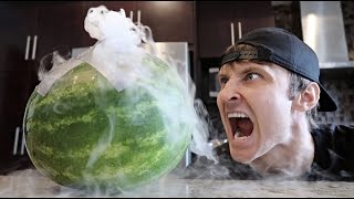 INSANE DRY ICE WATERMELON EXPERIMENT MASSIVE EXPLOSION [upl. by Arahs458]