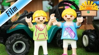 QUAD RENNEN amp HORROR NACHRICHT  FAMILIE Bergmann 118  Playmobil Film deutsch Geschichte [upl. by Naletak]