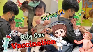 Health Care Baby Vaccine injection Baby Crying [upl. by Fenton]