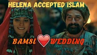 Helena Accepted Islam ❤️ Bamsi X Helena Hafsa Wedding 🥳 Ertugrul Ghazi Urdu ⚡ WhatsApp Status [upl. by Ennybor334]