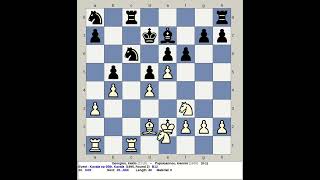 Georgiou Iraklis vs Papaioannou Ioannis  Kavala Chess Open 5th 1995 Greece [upl. by Feer97]