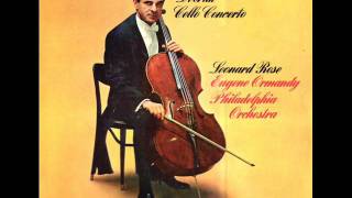 DvorakCello Concerto in b minor Op 104 Complete [upl. by Lati]