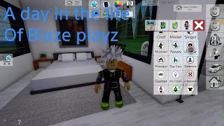 A day in the life OfBlaze playz in Roblox [upl. by Anaiviv]