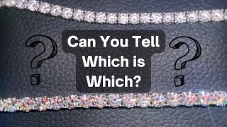 Moissanite Vs Cubic Zirconia Tennis Chain Comparison [upl. by Belen454]