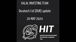 Duratech Limited  DUR update 20240520 [upl. by Ahsekin513]