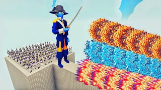 100x NAPOLEON ARMY  GIANT NAPOLEON BONAPARTE vs EVERY GOD  Totally Accurate Battle Simulator TABS [upl. by Adleme7]