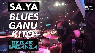 GEGAR VAGANZA 8  SAYA  BLUES TERENGGANU KITA  MINGGU 8  DRUM CAM [upl. by Repsaj]