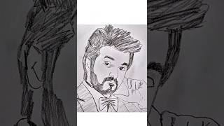 Goat Vijay drawing trending shorts oviyanravi vijay goatmovie drawing art [upl. by Brownson]