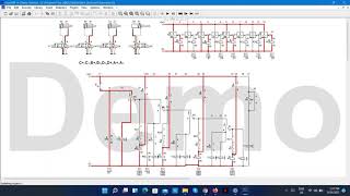 FluidSim ELECTROHYDRAULICS Screen video simulation Sequential task CCBBDDAA [upl. by Mullen]