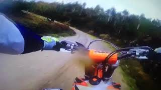 SWM 300 vs KTM 350 [upl. by Nyrrek]