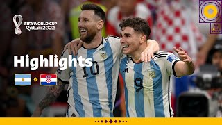 MESSI MAGIC amp ALVAREZ SOLO GOAL  Argentina v Croatia  SemiFinal  FIFA World Cup Qatar 2022 [upl. by Carrissa]