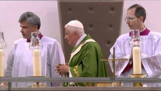 Pope celebrates mass with huge crowd in Berlin Olympic Stadi [upl. by Bobseine]