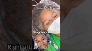 Fresh vs Healed Ombré Brows on older women with gray hair ombrebrows [upl. by Anitirhc]