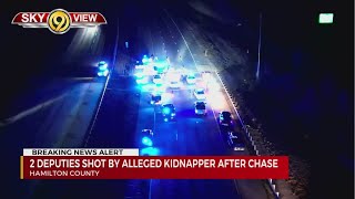 2 TN deputies shot by alleged kidnapper [upl. by Nellak892]