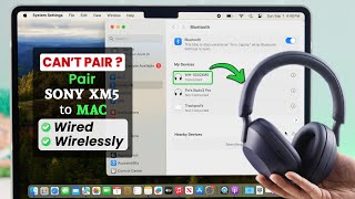 Sony WH1000XM5 Wont Connect to MacBook  How to Pair with Mac [upl. by Jerz314]