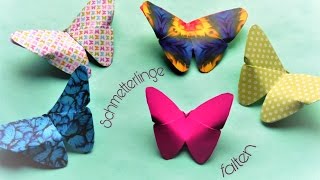 Schmetterling falten origami  Fafolia [upl. by Ryann]