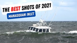 BEST OF MANASQUAN INLET 2021  The BEST Boat Shots Wins and Fails  Part 1 Exciting Boat Action [upl. by Bethena]