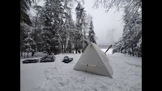 Snowdog Snowtrekker amp Snowshoe Hare Winter Trip with J Kelly Nolan [upl. by Nyladnek]