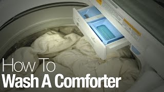 How to wash your comforter at home [upl. by Lucretia988]