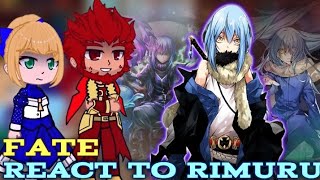 heroes Fate react to rimuru as the new hero  GCRV [upl. by Anetsirk957]