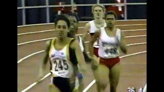 Womens 400m  1989 NCAA Indoor Championships [upl. by Lahpos]