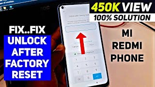 How to Unlock Xiaomi Phone After Factory Reset 2024 [upl. by Hippel]