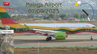 🔴 LIVE Malaga Airport  Flightradar24  ATC [upl. by Dnaltruoc]