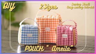 DIY Sewing Pouch quotAmeliaquot Tutorial [upl. by Beulah]