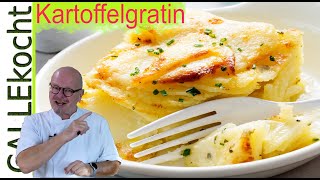 Wahnsinn Kartoffelgratin ohne Käse  Frech lecker und Vegan Rezept [upl. by Leuqim]