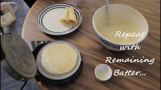 Krumkake Recipe Video [upl. by Amalle]