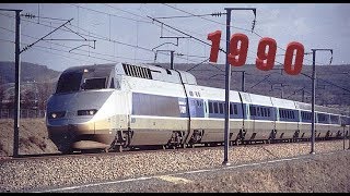 Record de vitesse TGV 1990 [upl. by Eltsirc623]