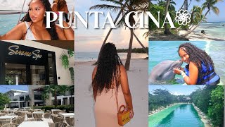 PUNTA CANA TRAVEL VLOG 🇩🇴  SCAPE PARK  COCO BONGO  DOLPHIN EXPLORER  SERENADE RESORT  SPA DAY [upl. by Ricoriki]