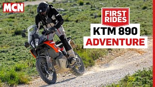 KTMs refreshed 890 Adventure provides thrills on and off the beaten track  MCN Review [upl. by Naoj]