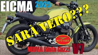 EICMA 2025 Nuova Moto Guzzi V7  SarÃ vero [upl. by Adore]