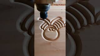 cnc 3d wood carving machine shorth [upl. by Hurlow]