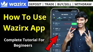 WAZIRX FULL TUTORIAL  How To Use Wazirx Exchange 🔥 Beginners Guide🔥 BUY SELL TRADE DEPOSIT WITHDRAW [upl. by Alleusnoc301]